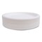 Eco-Products Vanguard 10 in. Diameter Renewable and Compostable Sugarcane Plates - White (500/Carton)